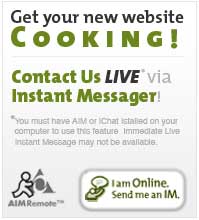 Get your website cooking! send an AIM to Eat Creative